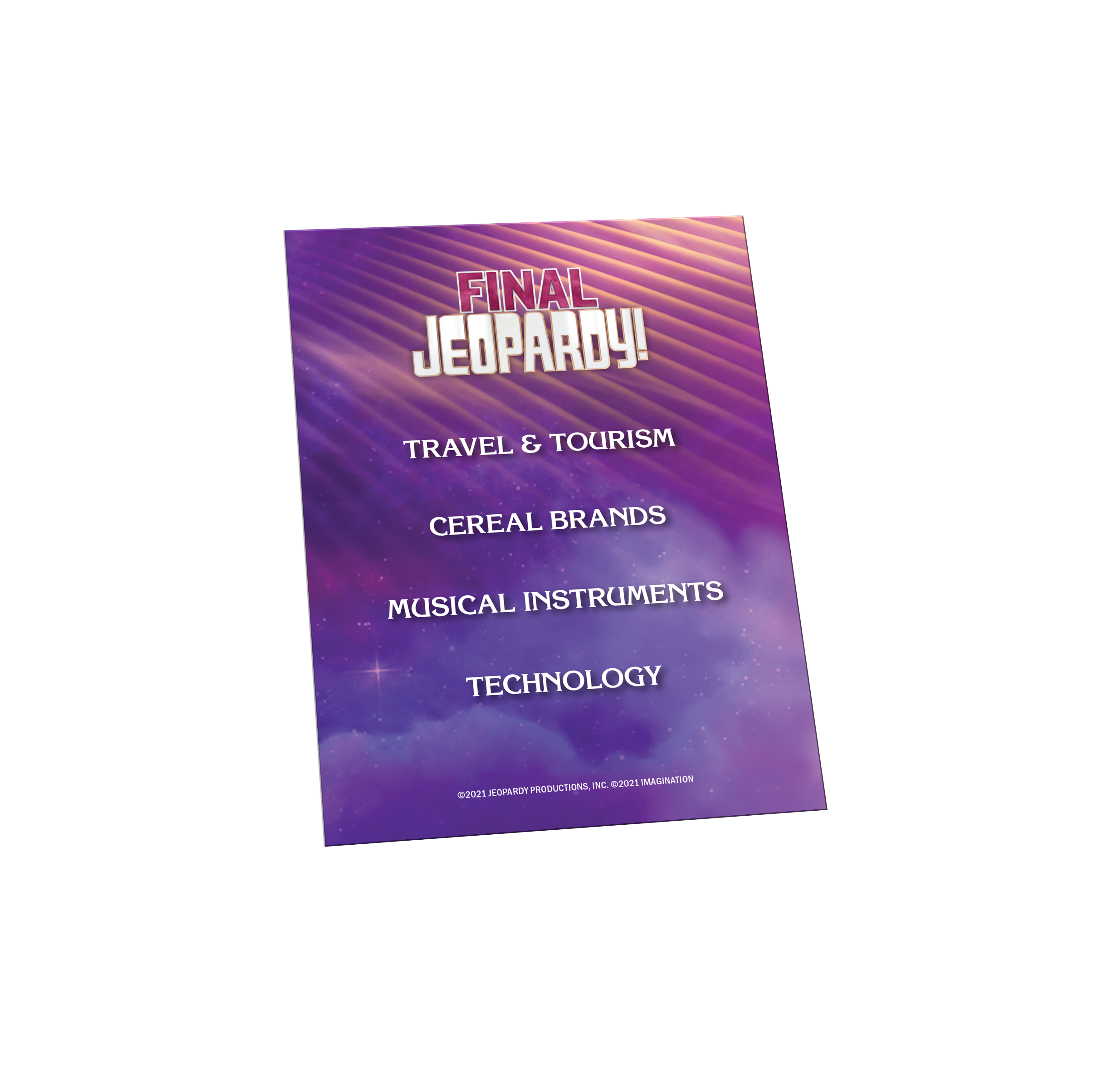 Jeopardy Jumbo Card Game – Deluxe Quiz Show Fun for 3+ Players