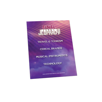 6840 | Jeopardy Jumbo Card Game
