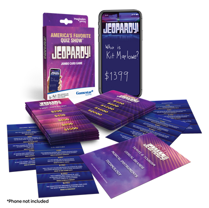 6840 | Jeopardy Jumbo Card Game