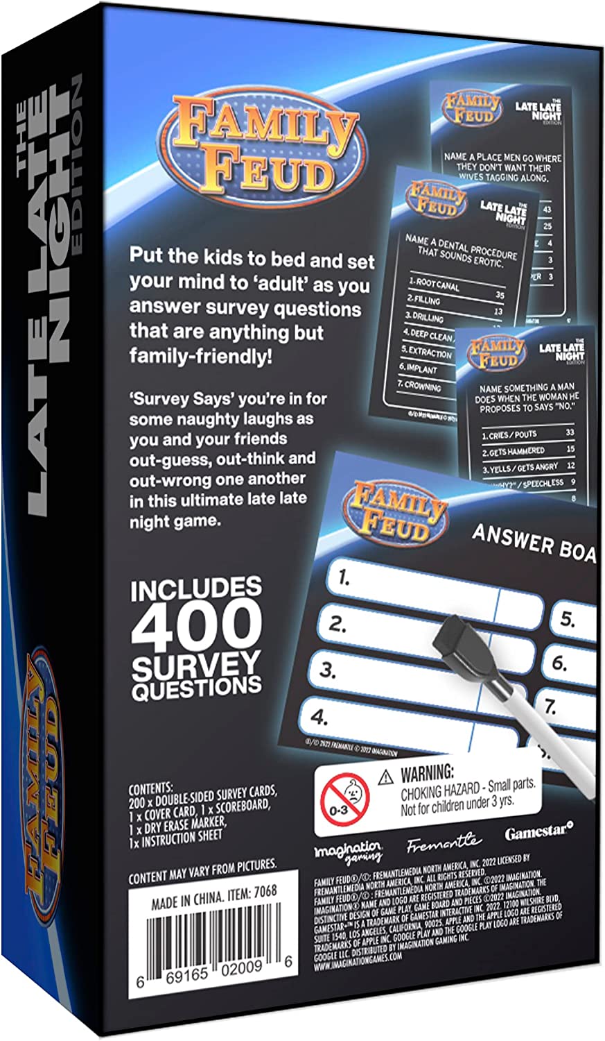 7068 | Family Feud Late Late Night Edition