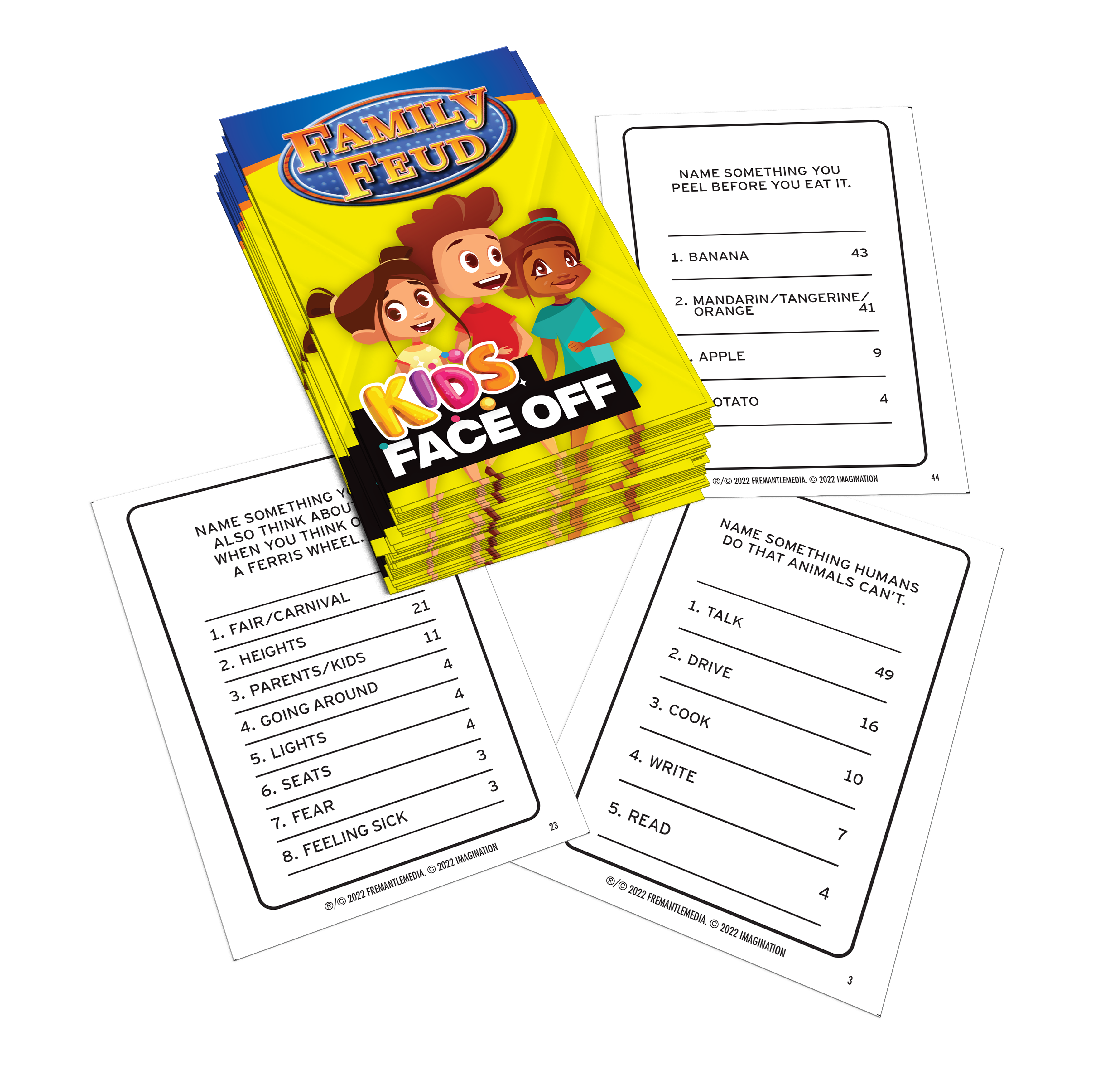 Family Feud Kids vs Adults Board Game – Fun Family Trivia Challenge
