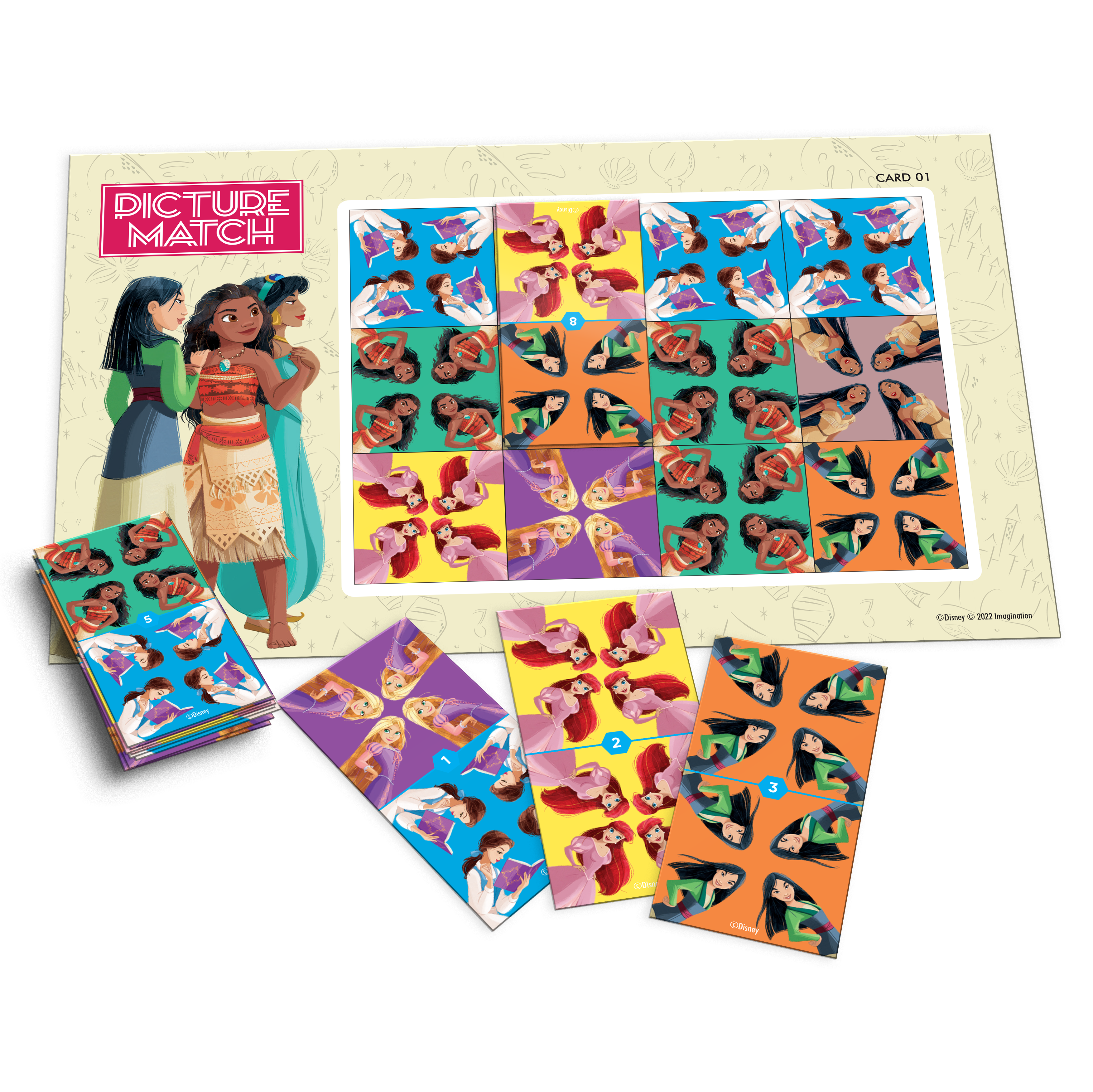 Disney Family Game Night: 10-in-1 Kids & Family Board Game Collection
