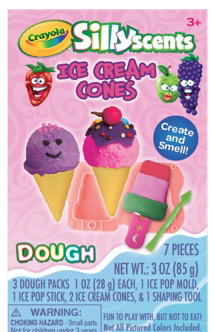 A1-2087 | A1 Crayola Silly Scent Dough Small Playset Ice Cream