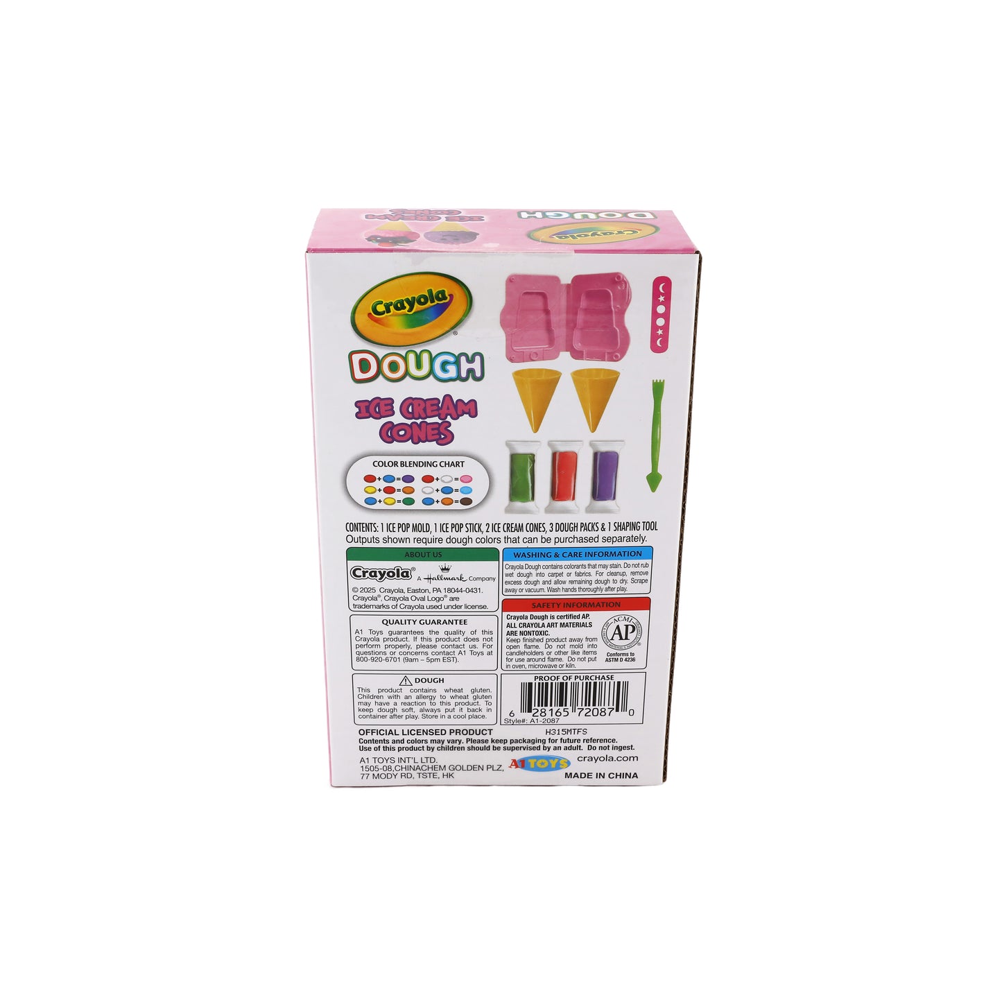 A1-2087 | A1 Crayola Silly Scent Dough Small Playset Ice Cream