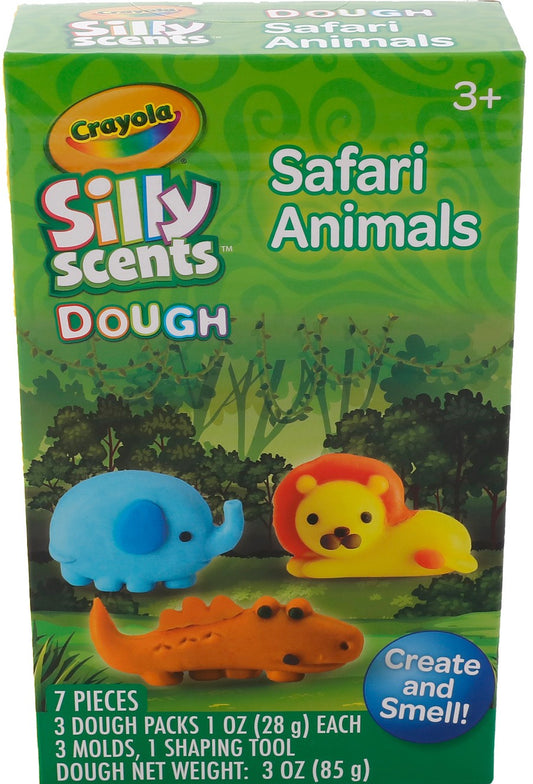 A1-2200 | A1 Crayola Silly Scent Dough Small Playset Safari Animals