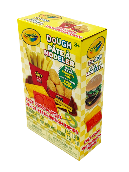 Mini ensemble de jeu Crayola Silly Scents Pâte à modeler Fast Food | Malaxez, modelez, sentez le plaisir | Ensemble de pâte à modeler parfumée | A1-2211