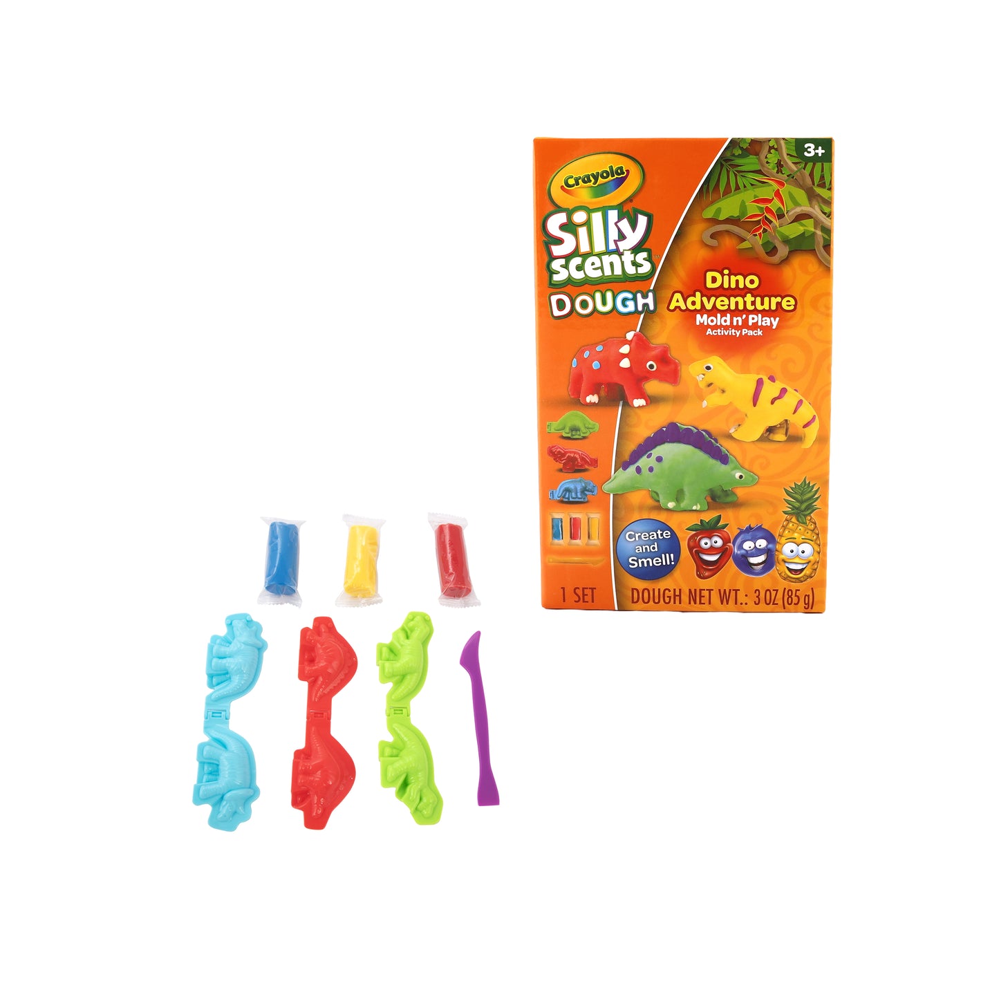 A1-2369 | A1 Crayola Silly Scent Dough Small Playset Dinosaurs
