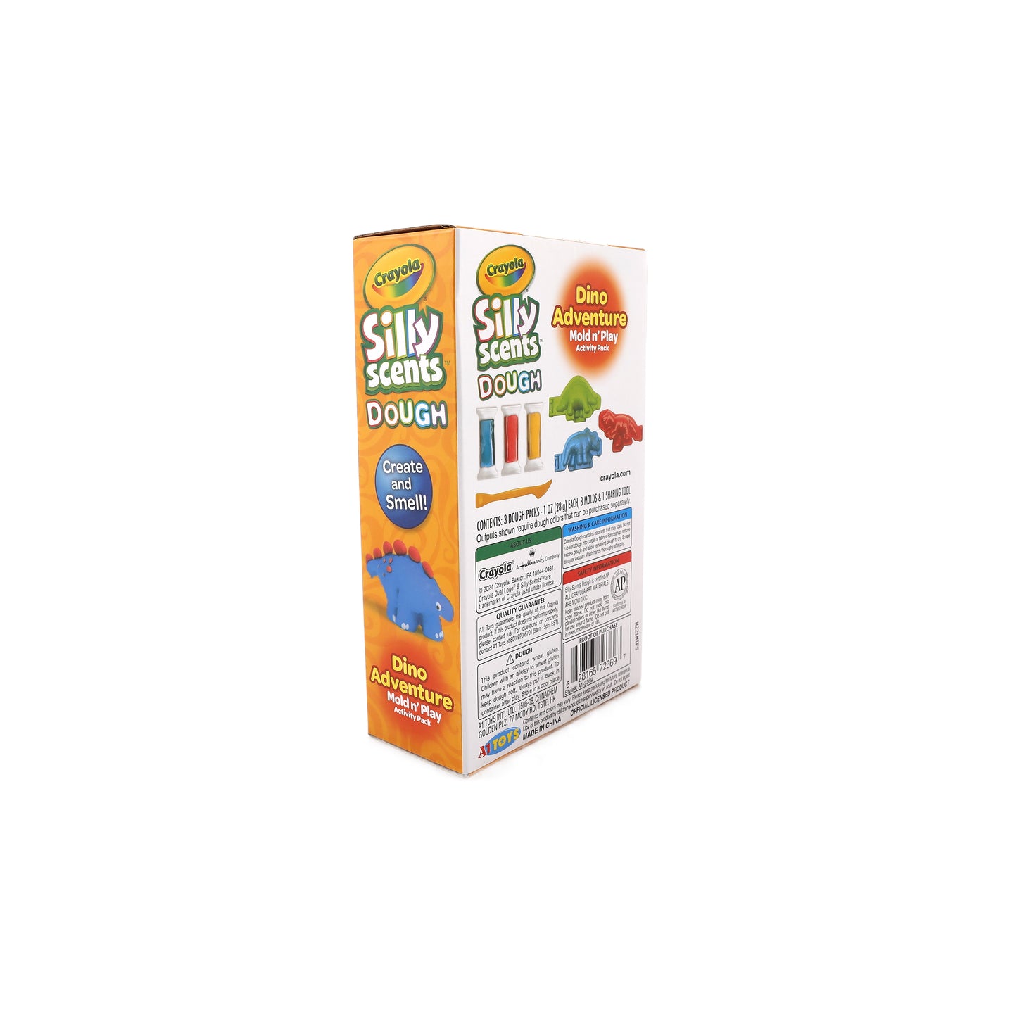 A1-2369 | A1 Crayola Silly Scent Dough Small Playset Dinosaurs