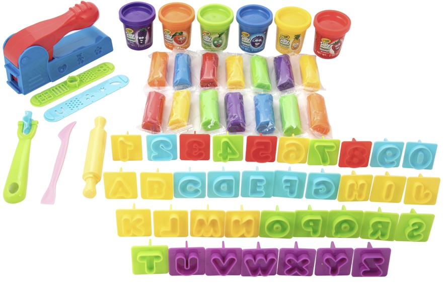 A1-2494 | A1 Crayola Silly Scent Dough MEGA Activity Set 50pc (6x2oz, 14x1oz)