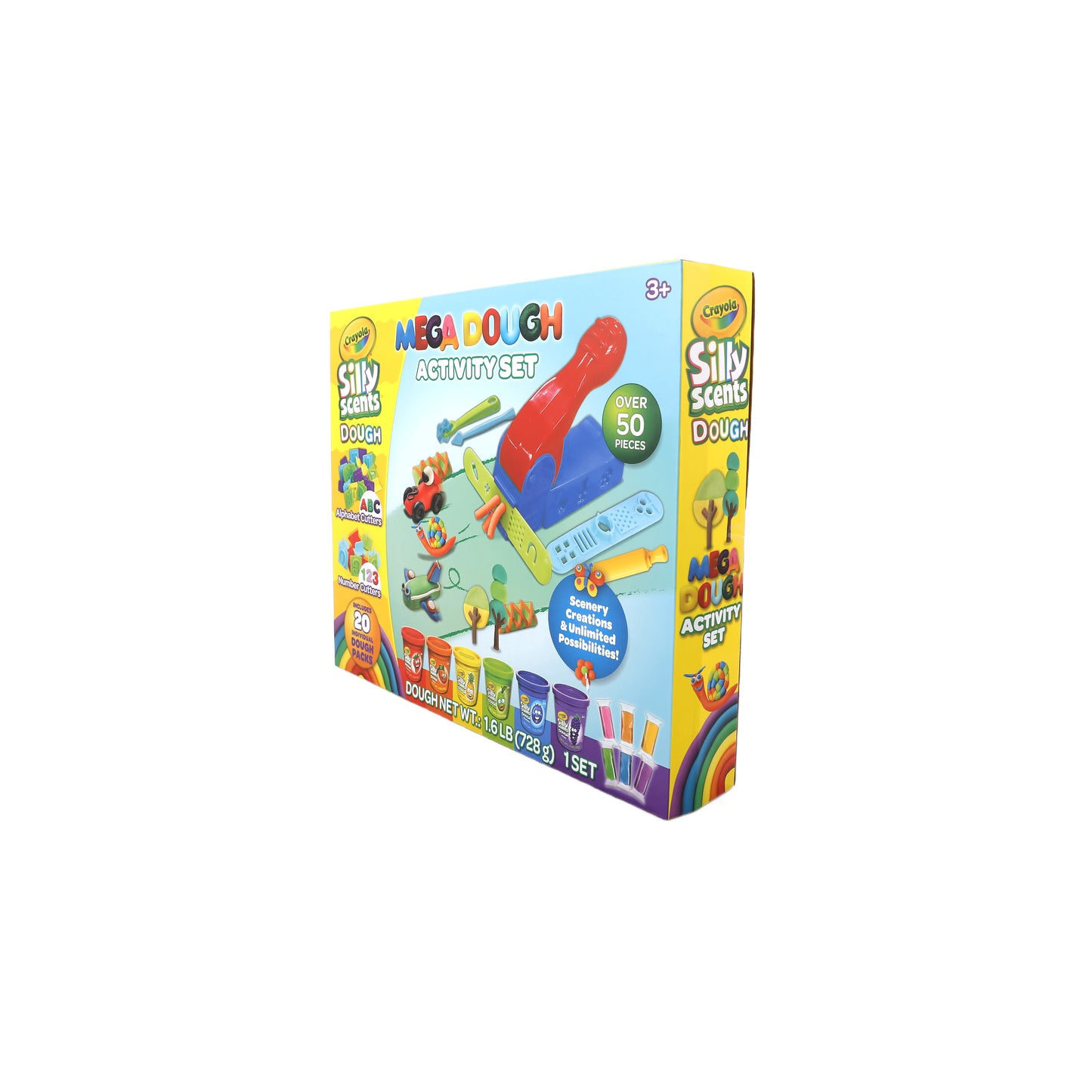 A1-2494 | A1 Crayola Silly Scent Dough MEGA Activity Set 50pc (6x2oz, 14x1oz)
