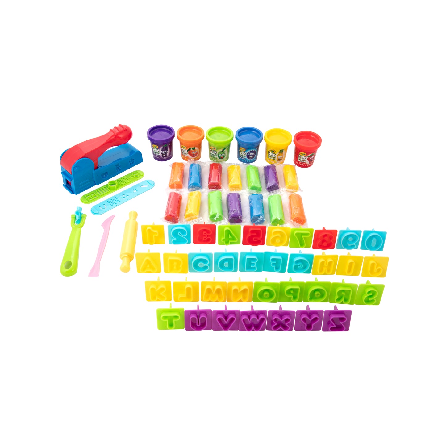 A1-2494 | A1 Crayola Silly Scent Dough MEGA Activity Set 50pc (6x2oz, 14x1oz)