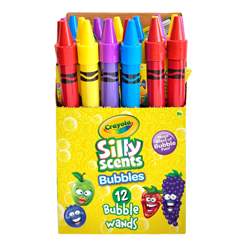 A1 Crayola Silly Scent 4oz Bubble Wand Tube A1-2512