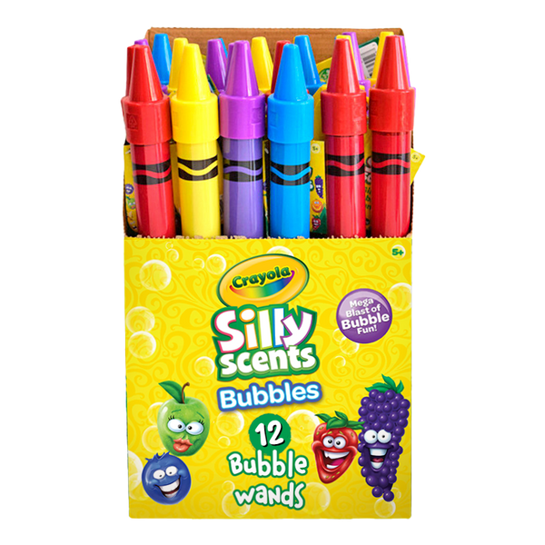 A1-2512 | A1 Crayola Silly Scent 4oz Bubble Tube (12pc CDU)