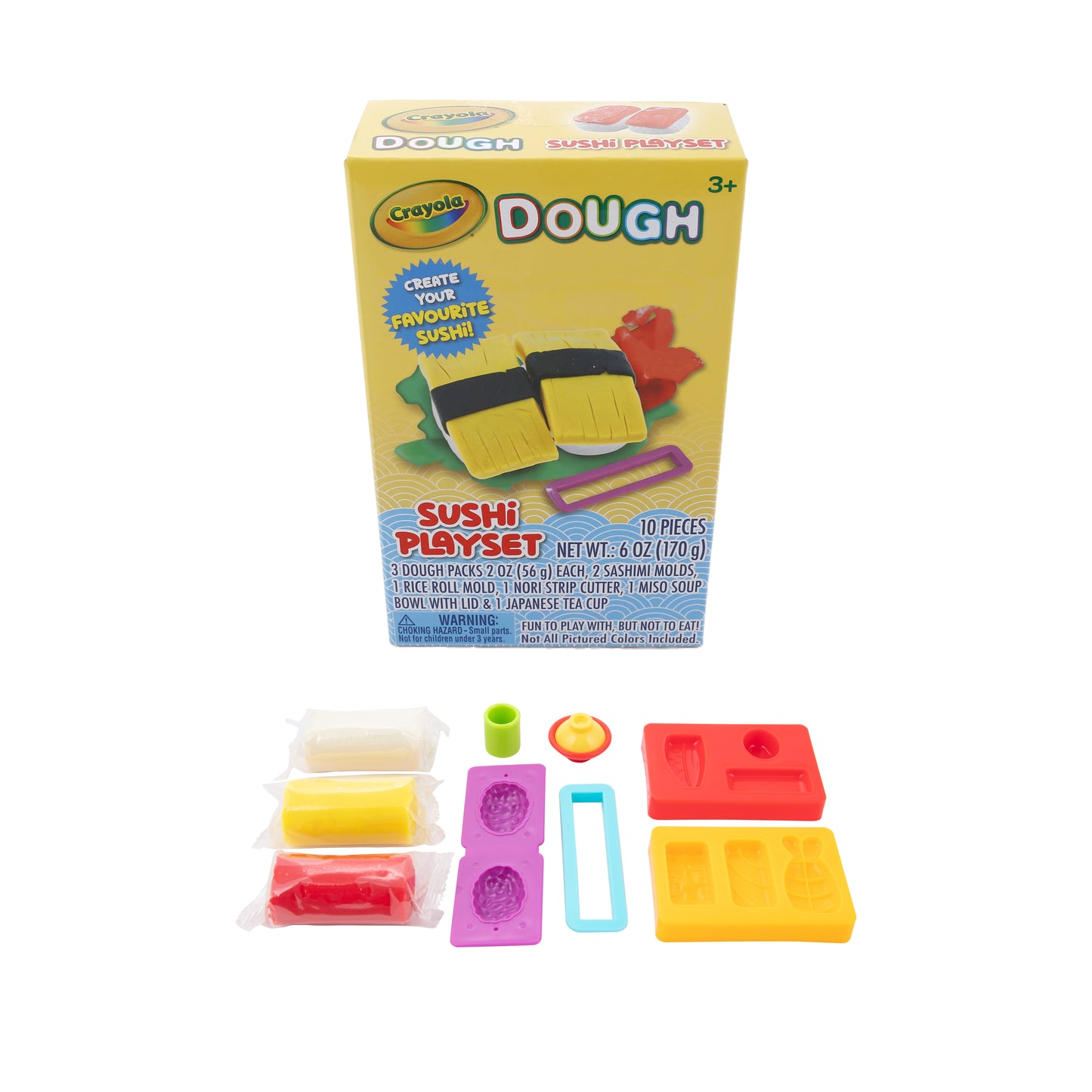 A1-3148 | A1 Crayola Silly Scent Dough Small Playset Sushi