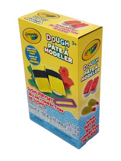 Petit ensemble de jeu Sushi Crayola Silly Scents | Roulez, modelez et créez | Ensemble de pâte à modeler parfumée | A1-3148