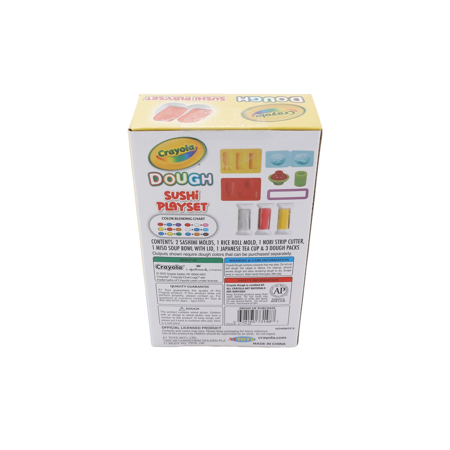 A1-3148 | A1 Crayola Silly Scent Dough Small Playset Sushi