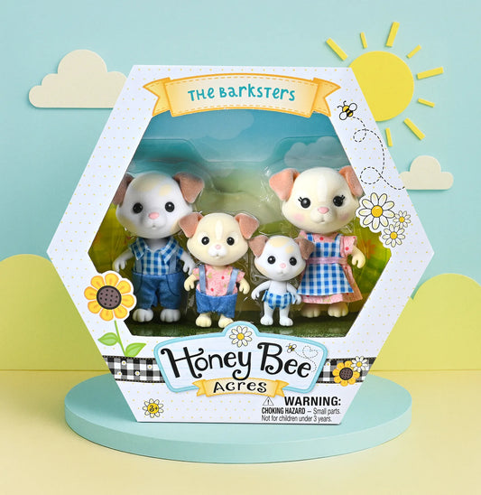 Barksters Dog Family – 4 Figure Set