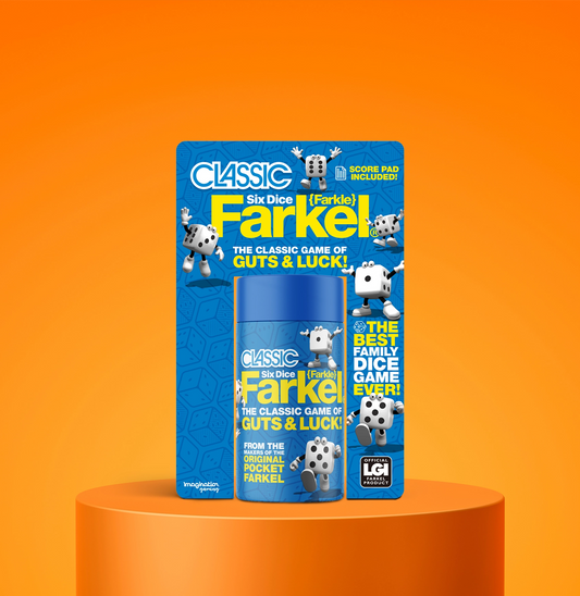 Classic Farkel Dice Canister – Portable Family Dice Game