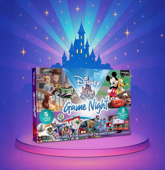 Disney Family Game Night: 10-in-1 Kids & Family Board Game Collection