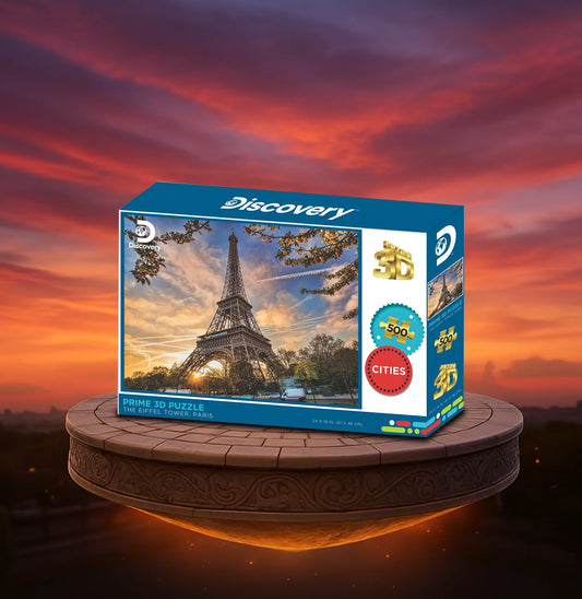 Eiffel Tower, Paris Discovery 3D Jigsaw Puzzle 10080 500pc  24x18"