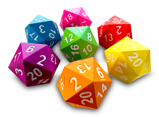 Large D20 role-playing dice