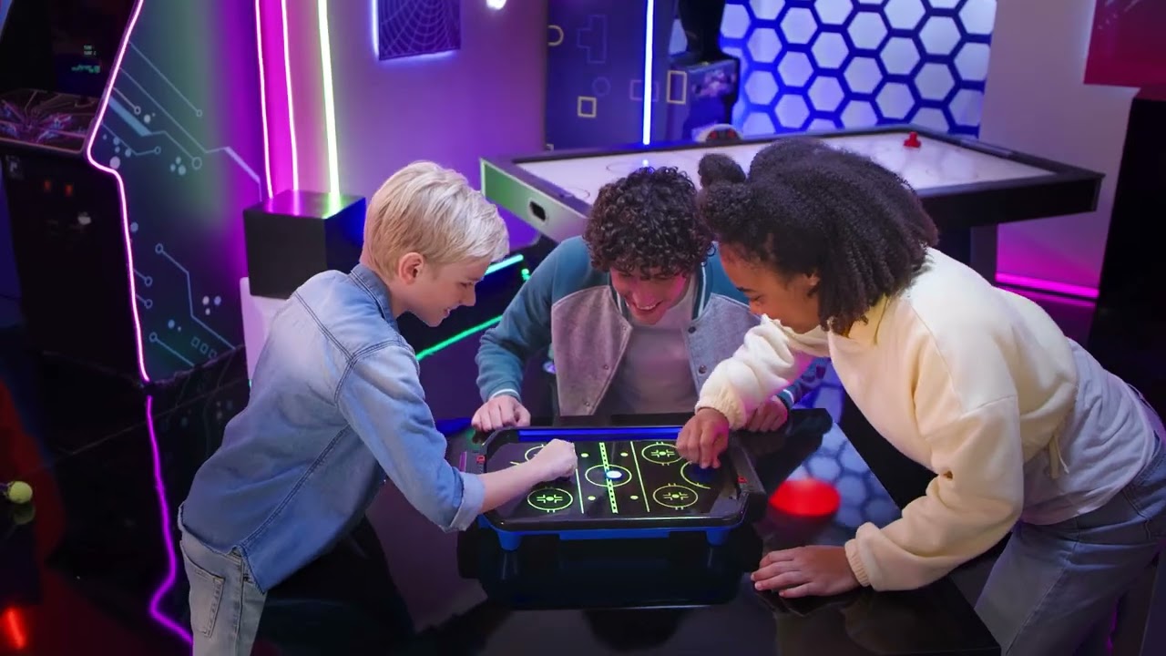 Ambassador Electronic Arcade Air Hockey (Neon Series)