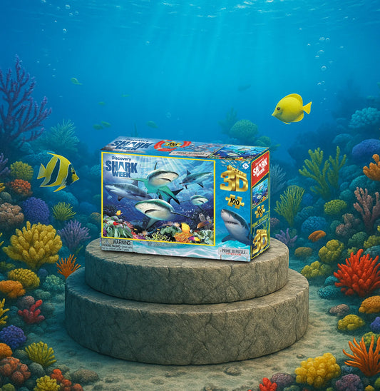 Howard Robinson - Shark Reef Shark Week 3D Jigsaw Puzzle 10672 100pc 12x9"
