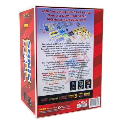 Sonic Roll Board Game | Gotta Roll Fast! | KES2753