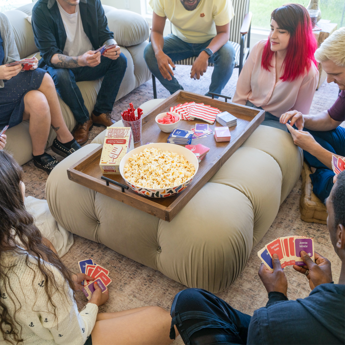 Murder We Wrote Party Game – True Crime Podcast Inspired Mystery Card Game | KES2774
