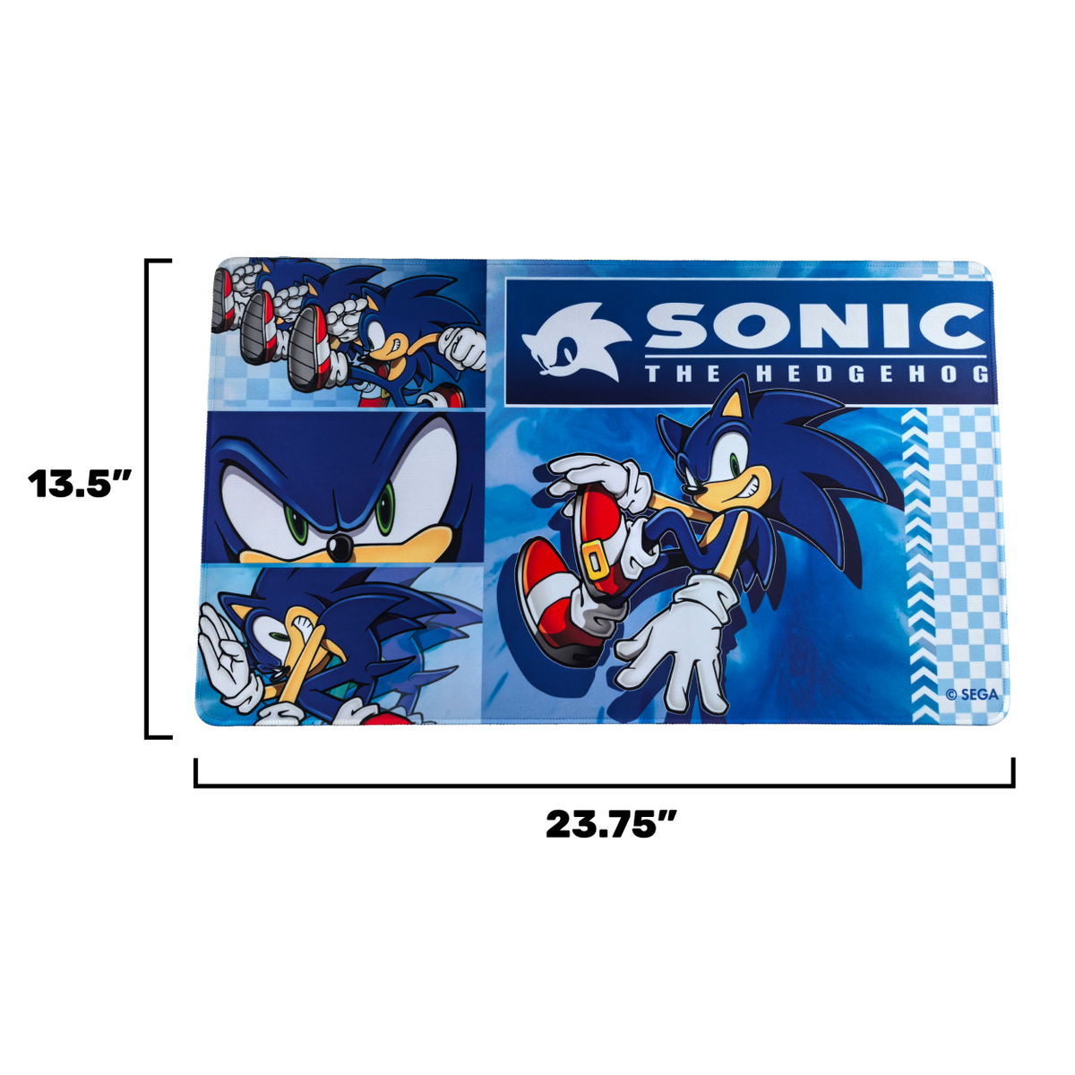 Tapis de jeu Sonic moderne | Gotta Play Fast | Kess | KES3160