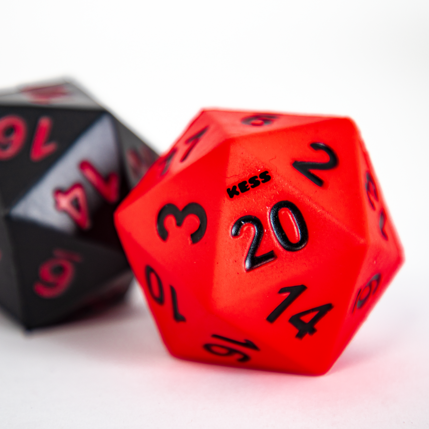 Mighty Foam D20 2.5" Dice Assortment | 20-Sided RPG Dice | KES3330