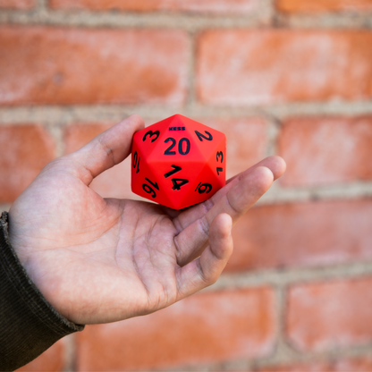 Mighty Foam D20 2.5" Dice Assortment | 20-Sided RPG Dice | KES3330