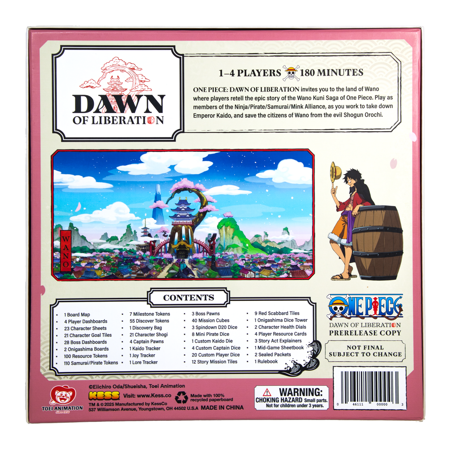 One Piece: Dawn of Liberation Board Game | KES3393