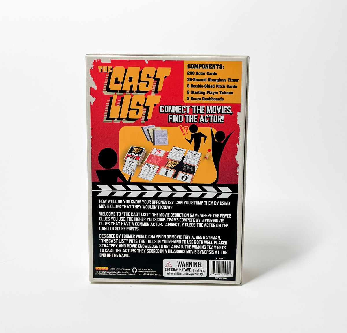 Trivia de films « Cast List » | Jeu de société pour les cinéphiles | KES576