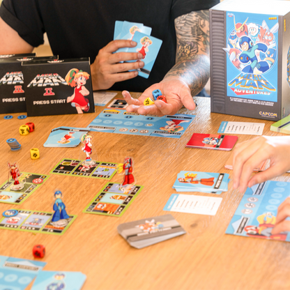 Mega Man Adventures Board Game | Power Up. Boss Up. | KES856
