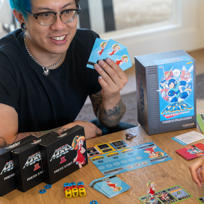 Mega Man Adventures Board Game | Power Up. Boss Up. | KES856