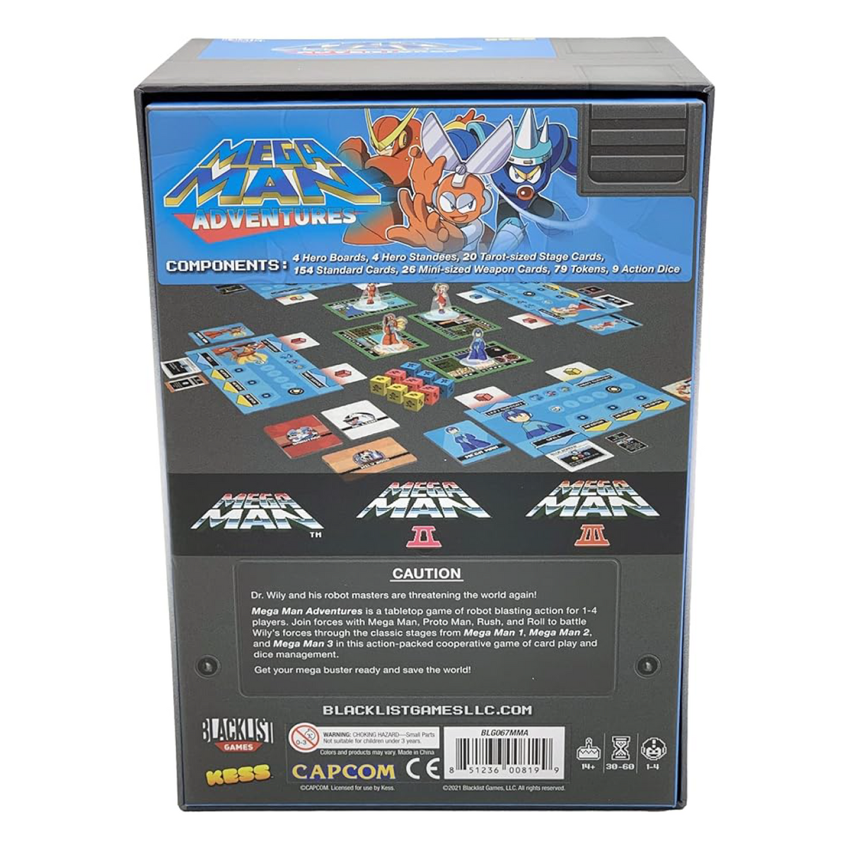 Mega Man Adventures Board Game | Power Up. Boss Up. | KES856