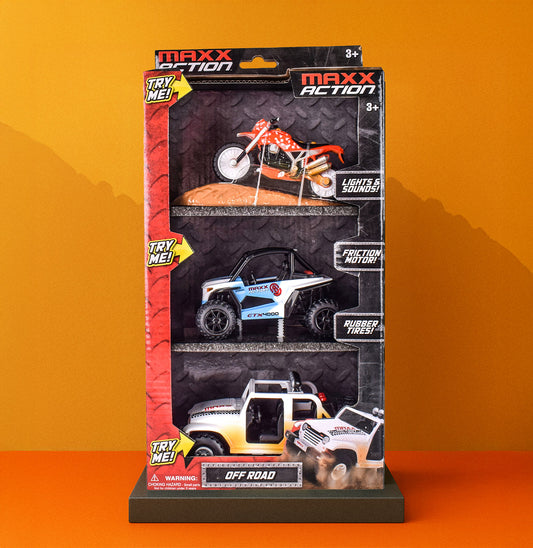 L&S Mini Off-Road Vehicles – 3 Pack