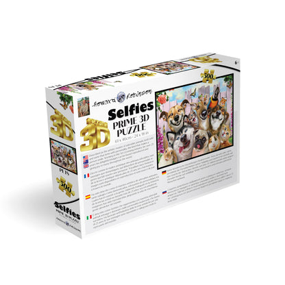 Pet Selfie Howard Robinson 500pc  | Prime 3D Jigsaw Puzzle | 24x18" | 10062