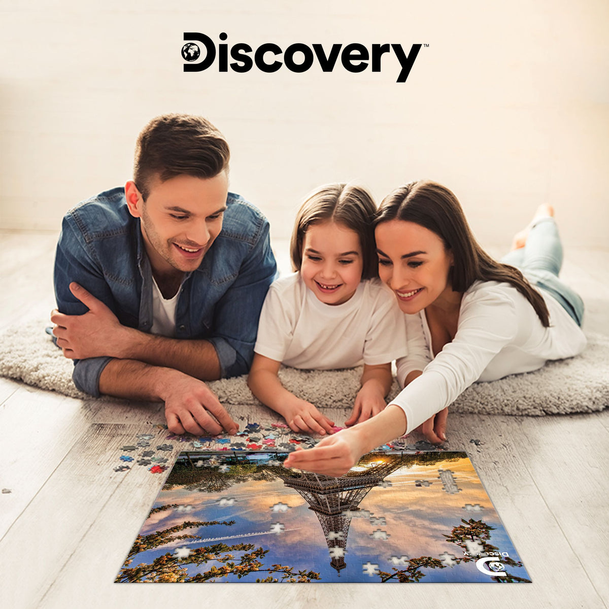 Puzzle 3D Eiffel Tower Paris Discovery (500 pièces, 61 cm × 46 cm) | Paris est toujours une bonne idée. | 10080