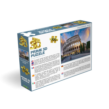 Discovery Colosseum, Rome 500pc | Prime 3D Lenticular Puzzle | Build a Wonder of the Ancient World | 24×18" | 10106