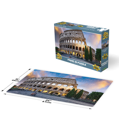 Discovery Colosseum, Rome 500pc | Prime 3D Lenticular Puzzle | Build a Wonder of the Ancient World | 24×18" | 10106
