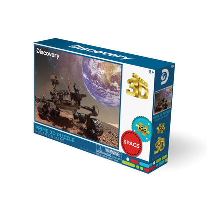 Puzzle 3D Prime3D Discovery Rover sur Mars (100 pièces, 30,5 cm × 22,9 cm) | Mars a appelé. Vous êtes autorisé à atterrir. | 10659