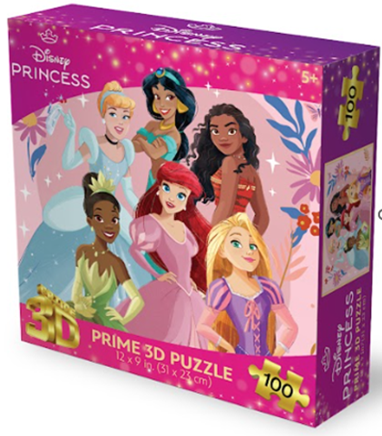 ALL 4X STYLES 6x6 Assortment Puzzles S2 (12 unit/CDU) | Prime 3D Lenticular Puzzle | 12x9" |14654