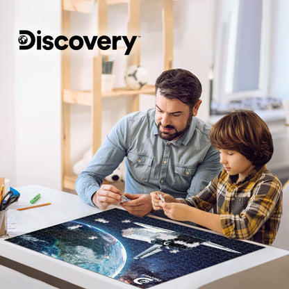 Puzzle 3D Vaisseau Spatial Discovery (500 pièces, 61 cm × 46 cm) | Houston, nous avons un puzzle. | 20041
