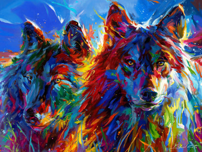 Blend Cota Wolves Puzzle Adventure 500-Piece 3D Lenticular Puzzle, Run with the Pack | Prime 3D | 24x18" | Model 20069