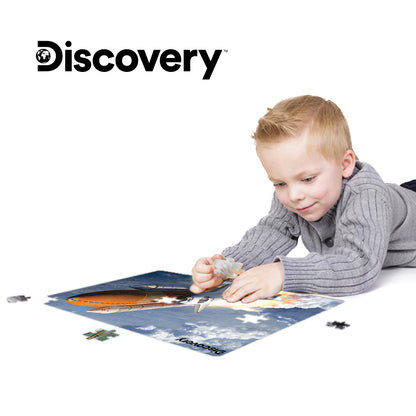 Puzzle 3D Discovery Rocket Prime (150 pièces, 45,7 cm × 30,5 cm) | Houston, nous avons trouvé toutes les pièces ! | 20851
