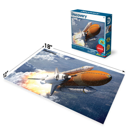 Puzzle 3D Discovery Rocket Prime (150 pièces, 45,7 cm × 30,5 cm) | Houston, nous avons trouvé toutes les pièces ! | 20851
