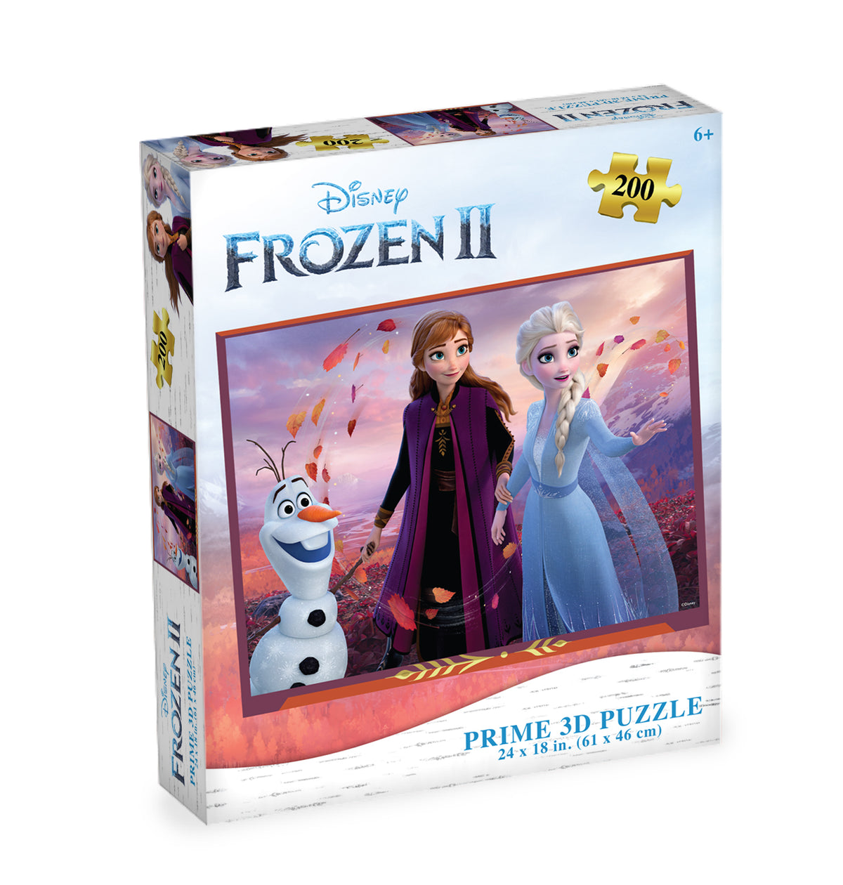 Puzzle 3D Disney La Reine des Neiges (200 pièces) | Assemblez-le avant qu'il ne fonde | 32553