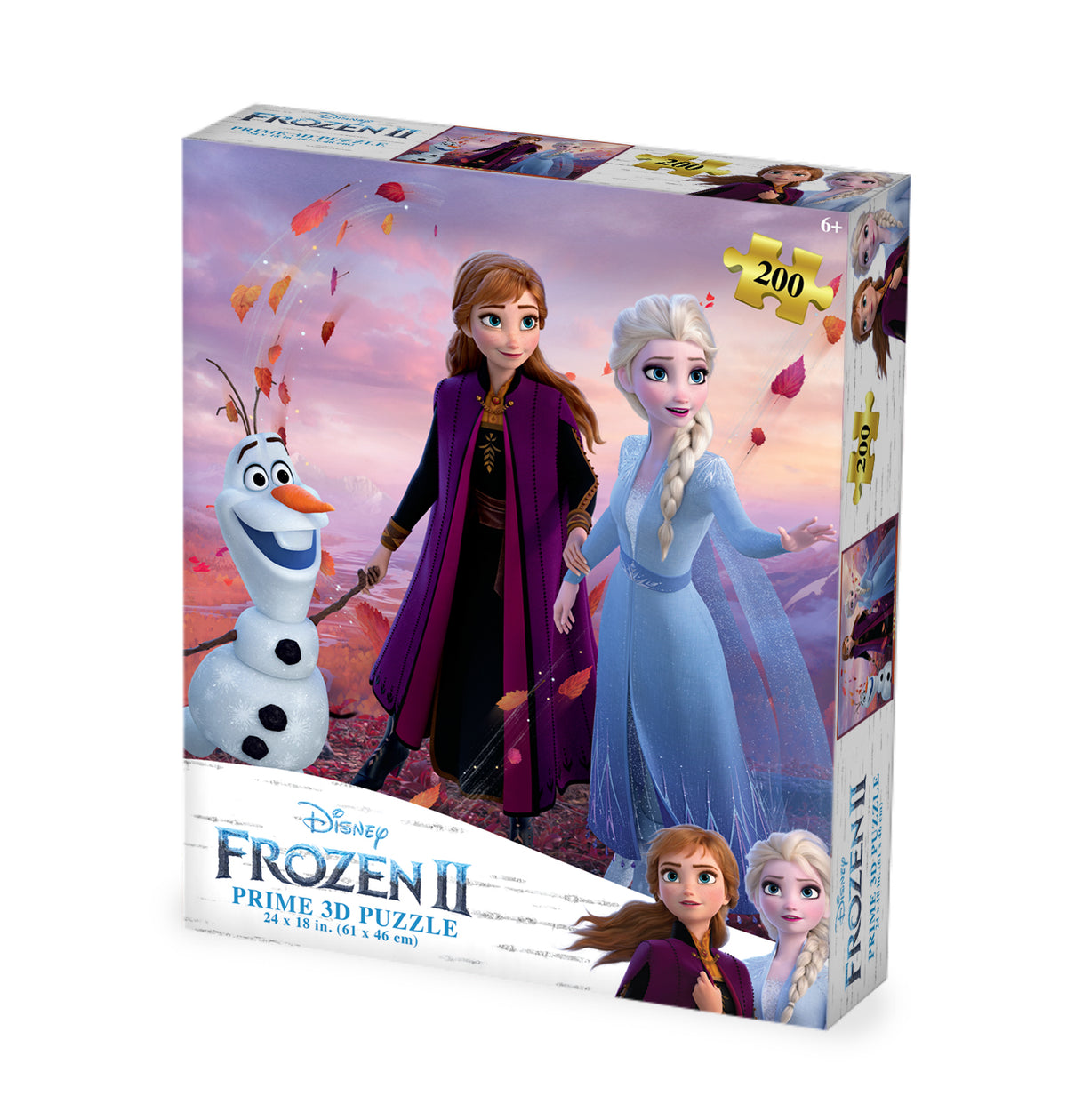 Puzzle 3D Disney La Reine des Neiges (200 pièces) | Assemblez-le avant qu'il ne fonde | 32553